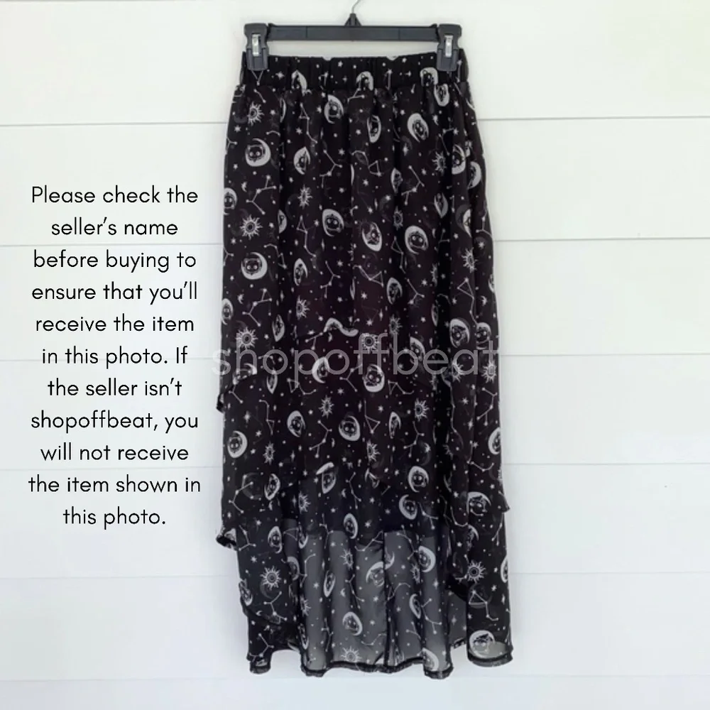 Hot Topic Chococat Celestial Hi-Low Skirt XS